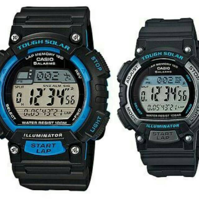 Jam Tangan Casio Original Couple Pria&amp;Wanita STL-S100H-2A &amp; STL-S300H-1A (Harga Sepasang)