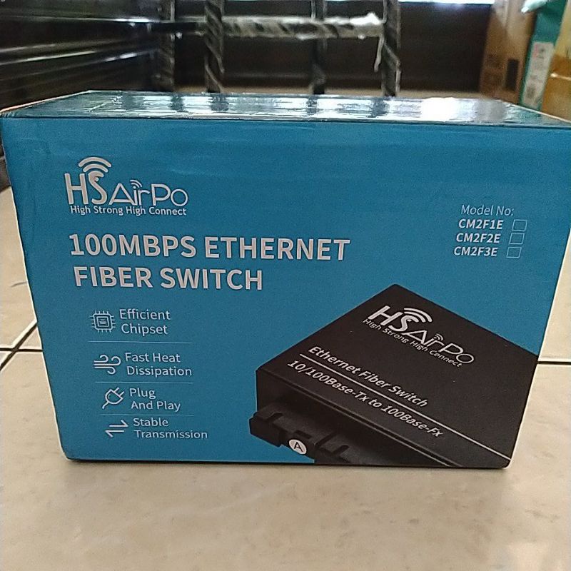 MEDIA CONVERTER HSAIRPO 2FO 1LAN (LED)