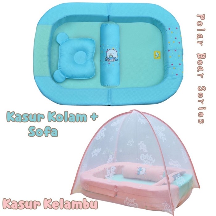 BABY JOY KASUR KOLAM + KELAMBU KOKOA / KASUR MOCHINO / KASUR POLAR SERIES BJK4012