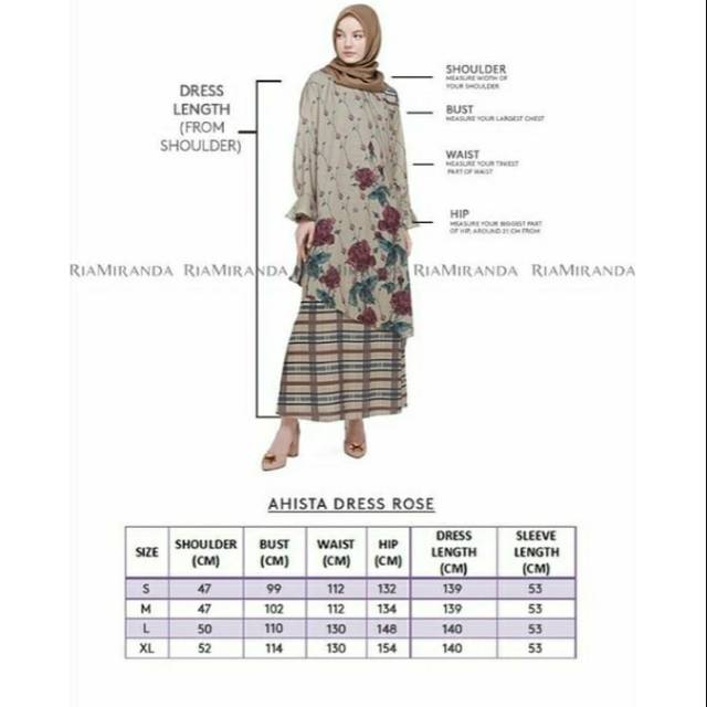 New Ahista Rose Dress Ria Miranda Kolase