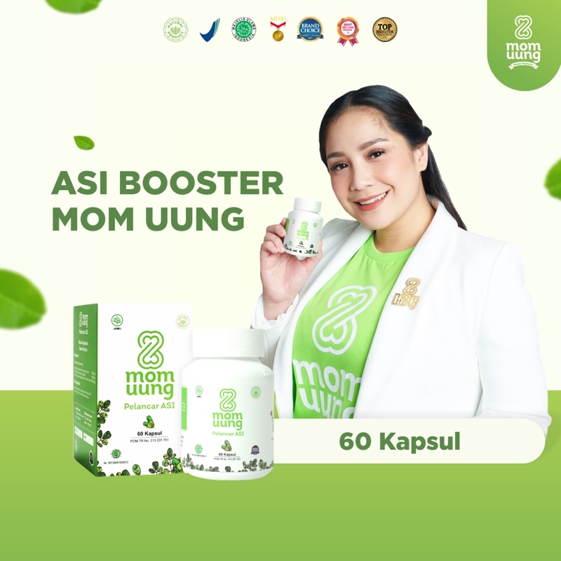 Mom uung Asi Booster 30 caps / 60 caps Mom Uung Pelancar Asi