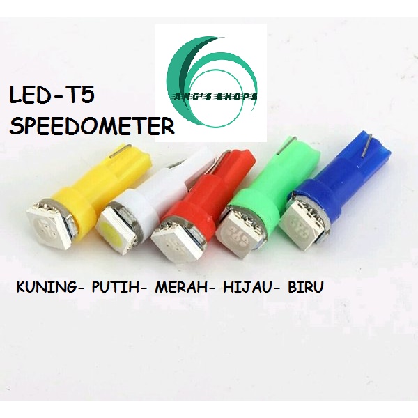 LED T5 Speedometer Lampu Spedometer COB Lampu Mobil Motor 12v arus DC variasi PLAT MOTOR