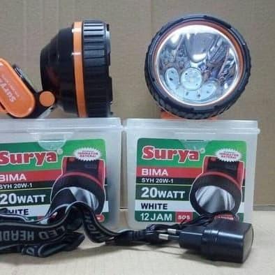 Big Promo Terbaru Head | Senter Kepala Surya Bima 20Watt Senter Kepala Bima 20Watt