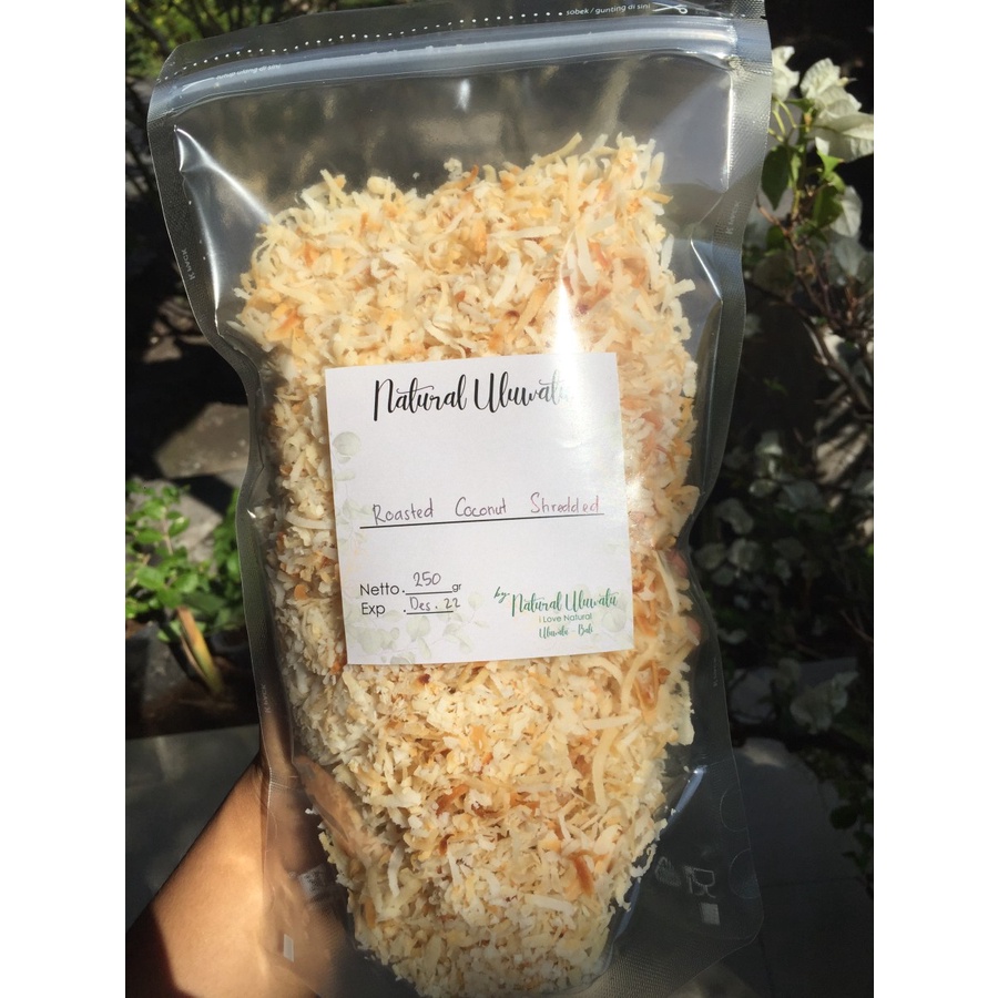 

Roasted Coconut Shredded / Kelapa parut panggang 250gr