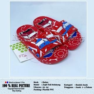  Sandal  Selop  anak  laki laki motif tayo terbaru 1 8 tahun 