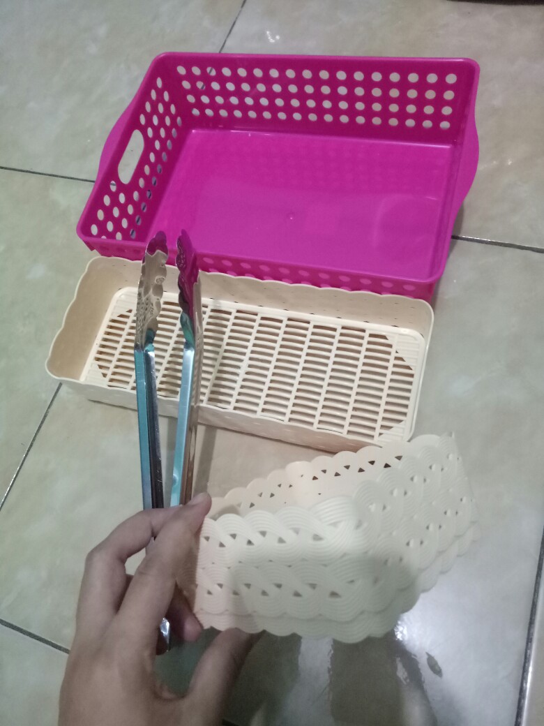 Tidy Mesh Large / Keranjang Serba Guna / Wadah / Kotak Penyimpanan / Atk