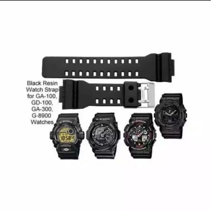 Strap tali jam tangan G-shock GA-100 GA-110 GA-120 original pabrik