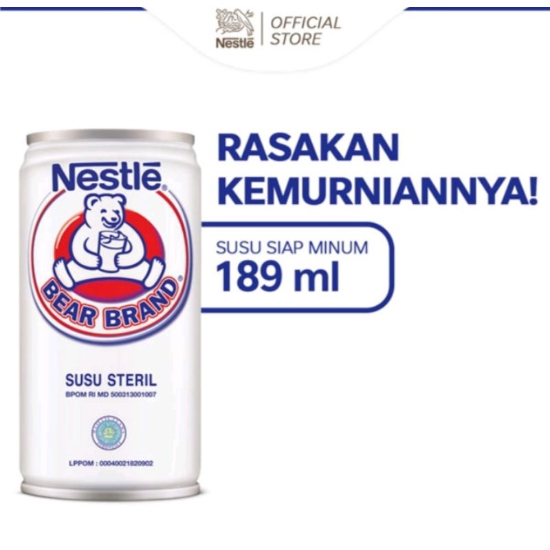 bear brand susu beruang 189 ml