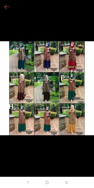 Batik Modern Wanita Motif Rempel Premium Cewek Warna Katun High Quality Exclusive Meisya