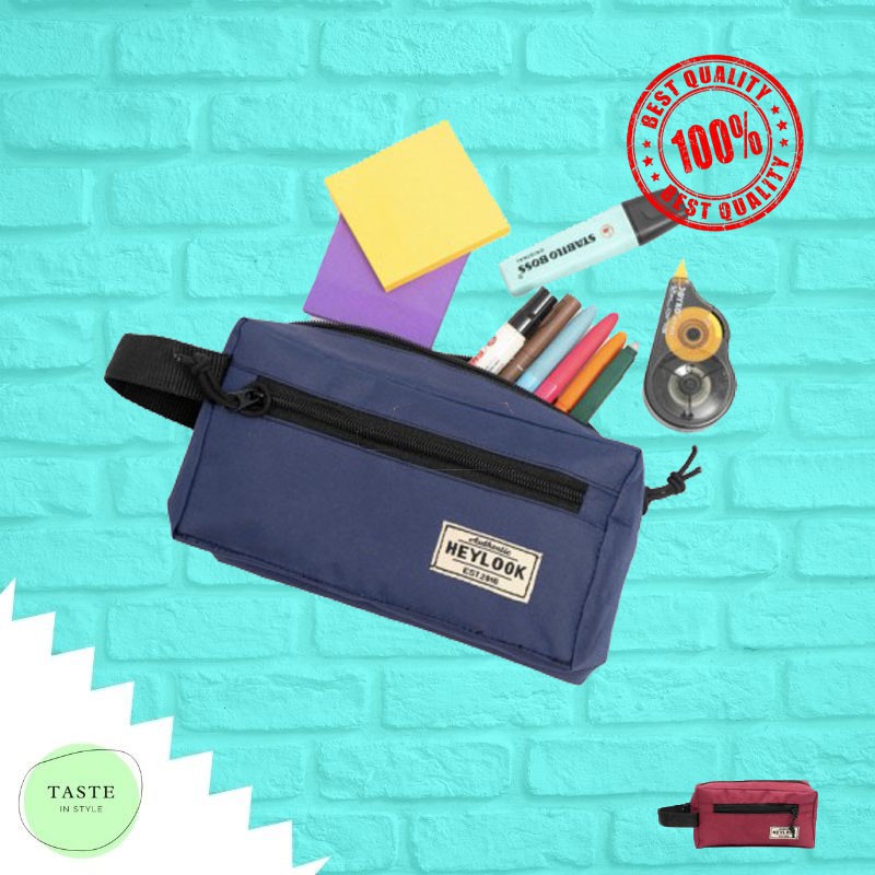 

Kotak Pensil / Tempat Pensil / Pencil Case / Tempat Pinsil Anak / Clutch Canvas Premium