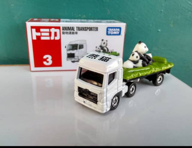 Tomica No 3 Animal transporter truck diecast truk Takara Tomy murah