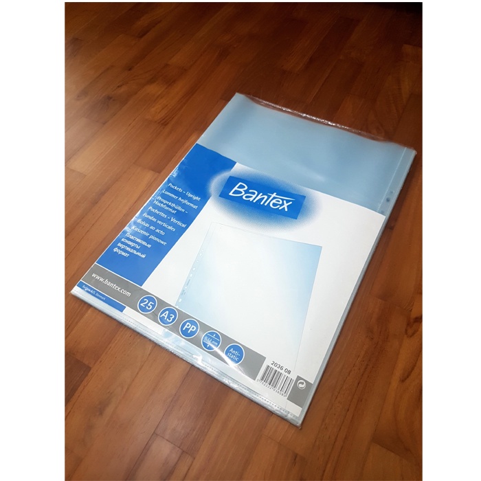 

Plastik Clear Sheet Protector A4 Bantex (20 lembar)