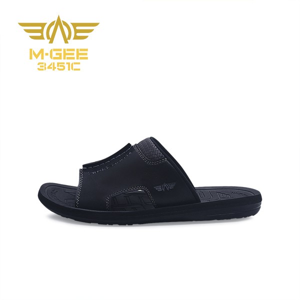 Mgee Rodeo Sandal Slop Pria Black