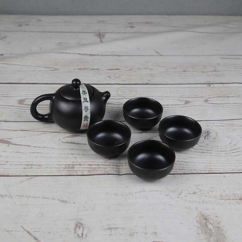 Teapot Keramik 4 Glass