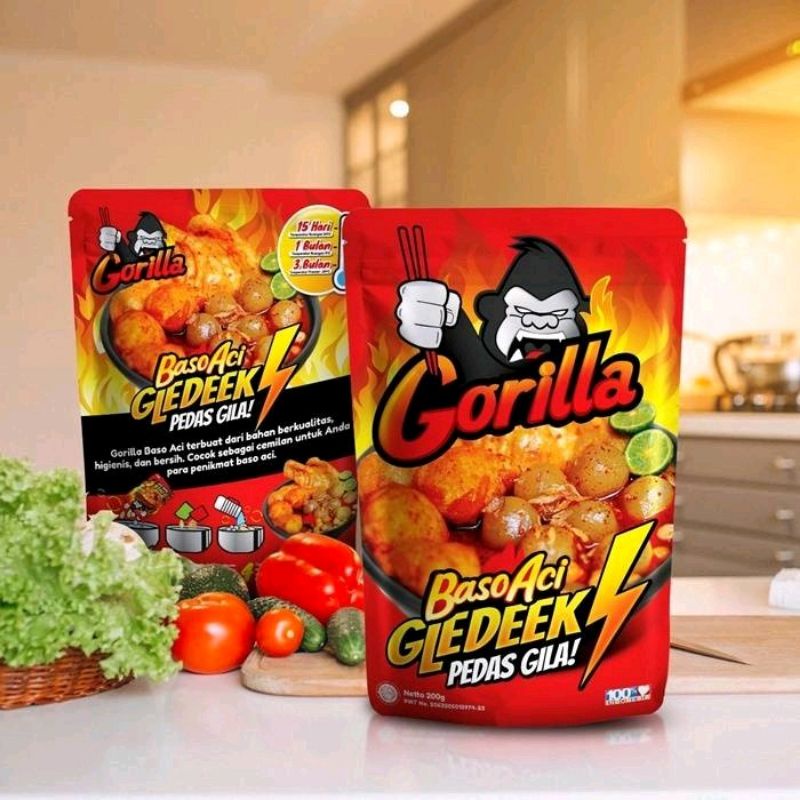 

Gorilla Baso Aci Gledeek 200 gr