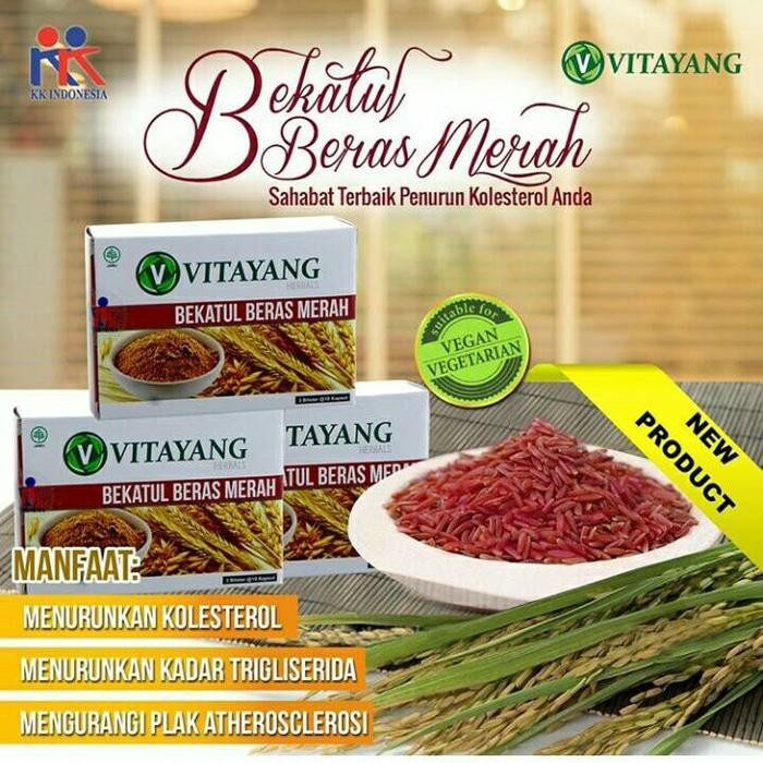 

VITAYANG BEKATUL BERAS MERAH KOLESTEROL ALAMI HERBAL ATAU VITAYANG BEKATUL BERAS MERAH KOLESTEROL