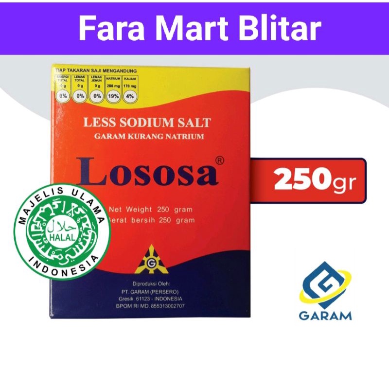 

GARAM SEHAT LOSOSA GARAM DIET 250gr