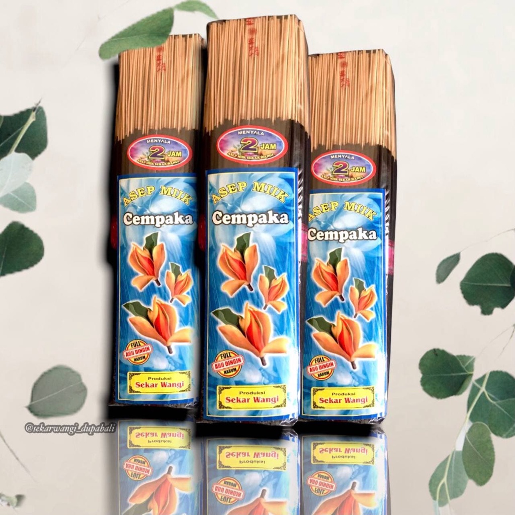 Dupa Full Aroma Cempaka Kemasan 1 Kg Panjang Stick 32 Cm Menyala 2 Jam Abu Dingin