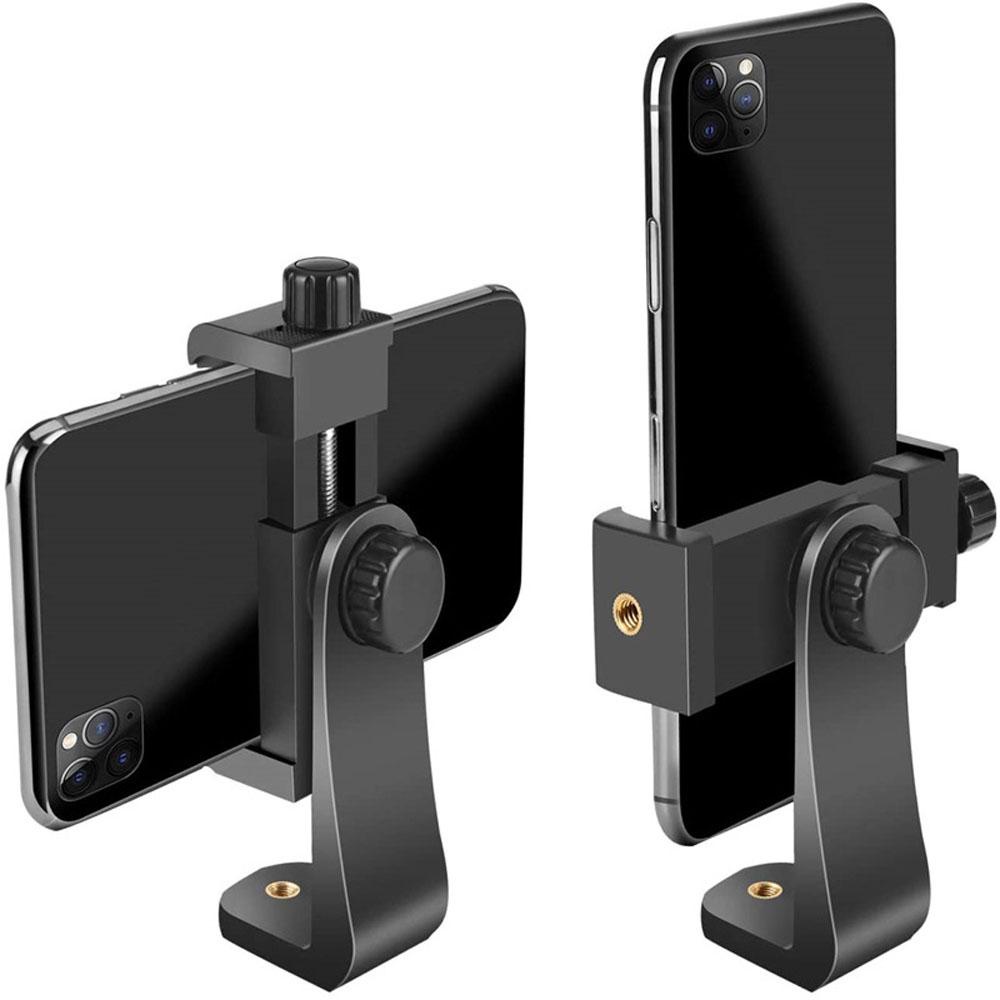 Rebuy Phone Bracket Clip 360 Rotation Mount Adapter Aksesoris Telepon Vertical Clipper Holder Selfie Klip Braket Tripod