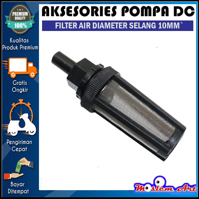 Filter Air Selang Input Pompa DC 12V Pompa Penguat Selang 5/16