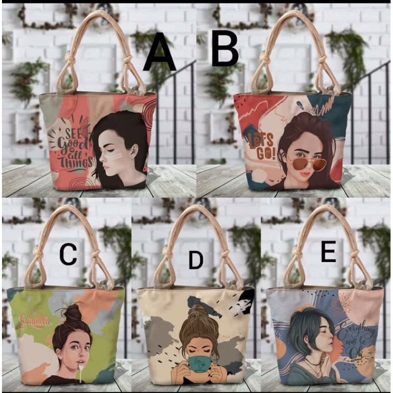 Tas tote bag Cewek