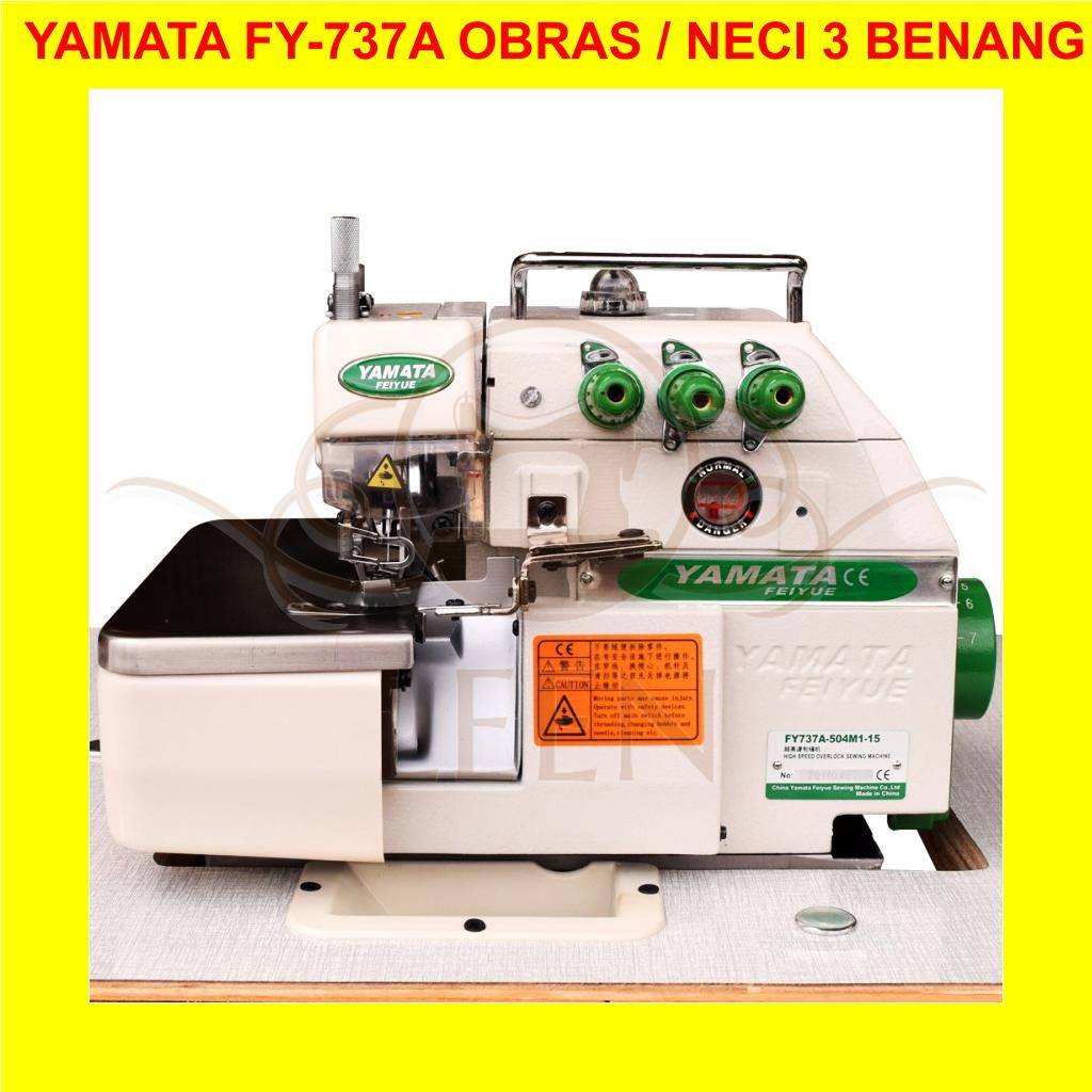 Mesin Neci / Obras YAMATA FY737A FY737A 737 Benang 3 Industri LEEN