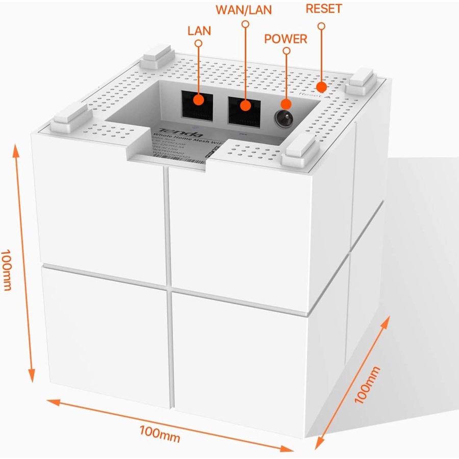 Tenda Whole Home Mesh WiFi System - Nova MW6 (3 Set)