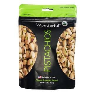 

WONDERFUL PISTACHIOS CLASSIC ROASTED SALTED 168 GR / KACANG PANGGANG ASIN