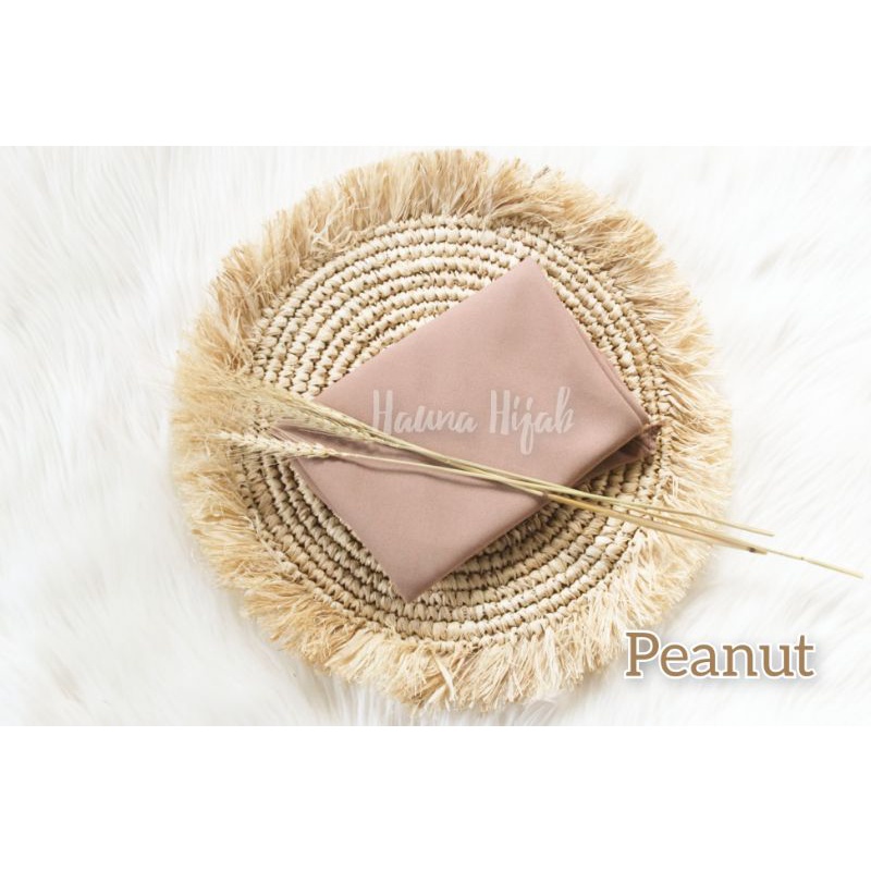 Khimar jumbo 2 layar/segiempat instan jumbo-Peantut 2jb