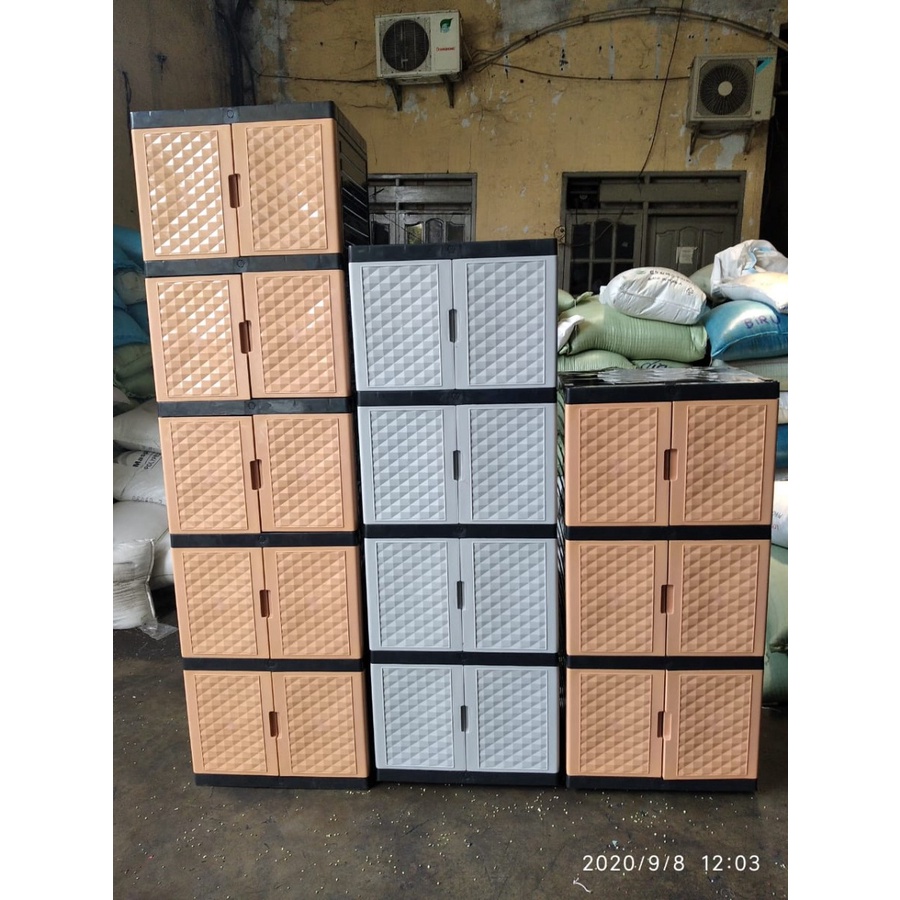 Lemari Plastik Lemari Pakaian MINI TABITHA Susun 4