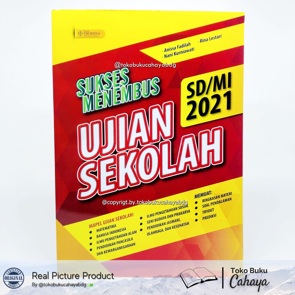 Buku Sukses Menembus Ujian Sekolah Sd Mi 2021 Thursina Ujian Sekolah Sd Soal Soal Sd Ulangan Shopee Indonesia