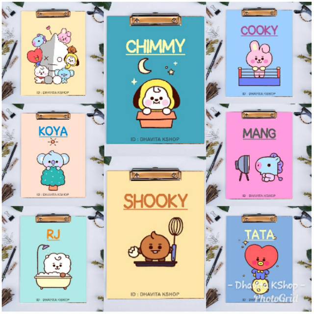 

Dhavitashop - PAPAN UJIAN KPOP BT21 BABY