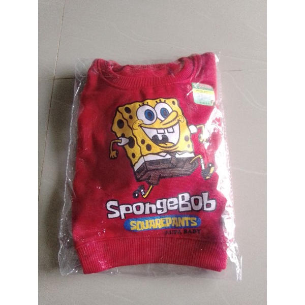 stelan baju anak terbaru sponbob