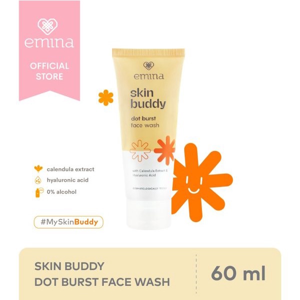 `ღ´ PHINKL `ღ´ Emina skin buddy double cleansing cuci muka untuk remaja anak dewasa bahan alami