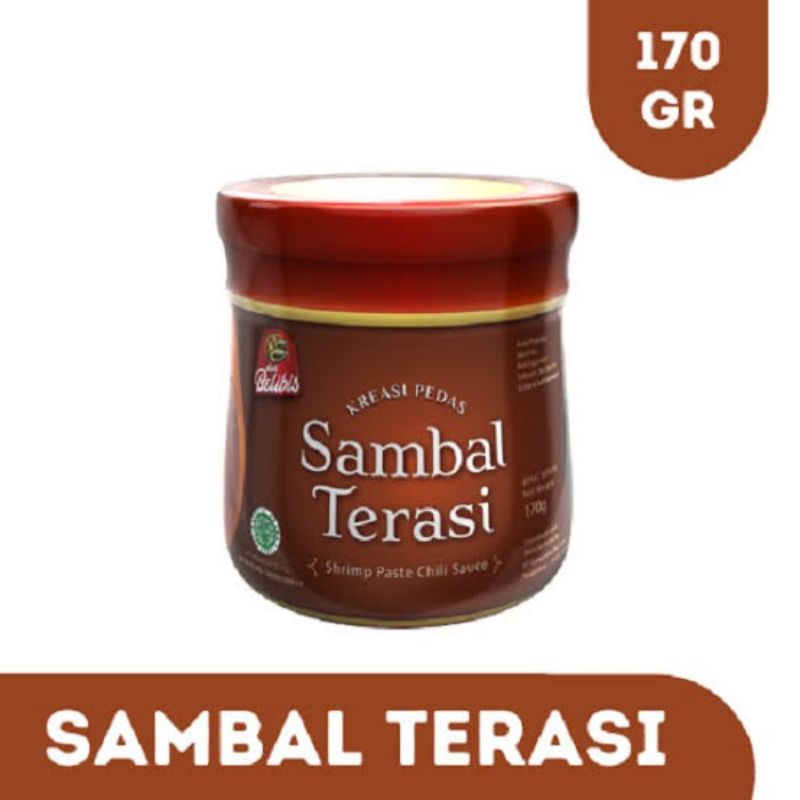 sambal terasi dua belibis botol 170gr