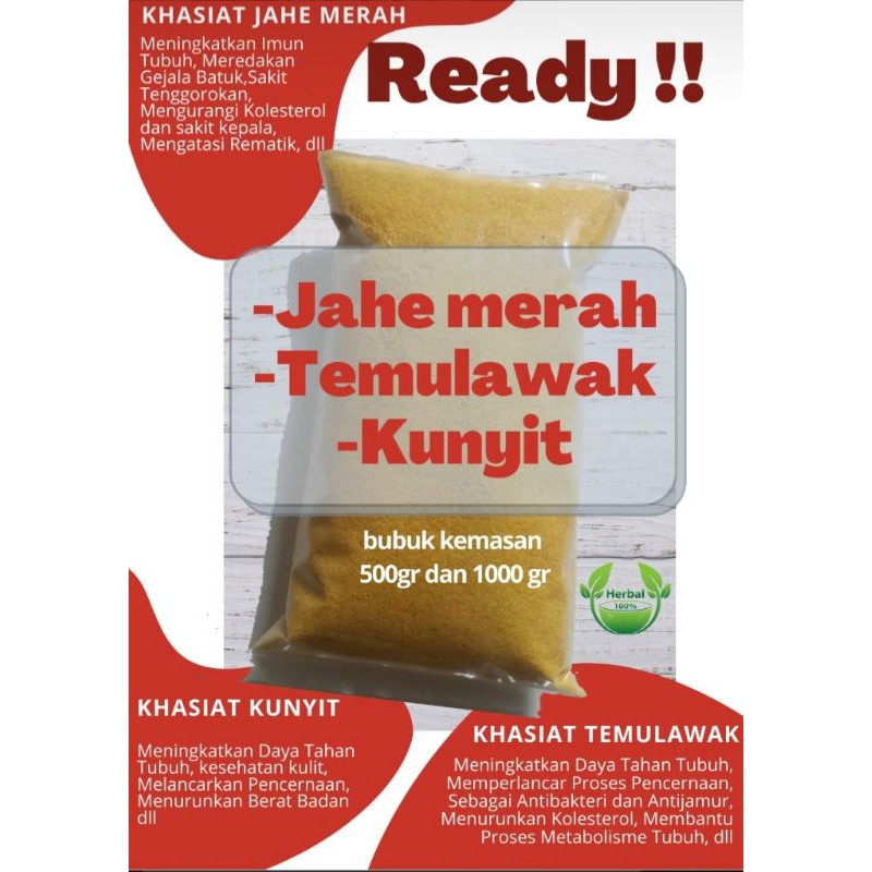 

Jahe merah gula aren