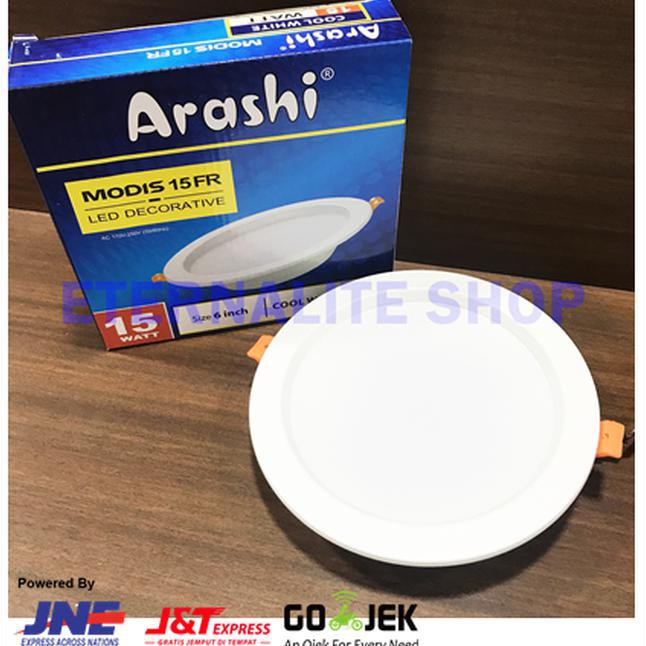 Downlight Led Panel Bulat 3.5 Inch 6W / Lampu Panel Led / Arashi Modis
