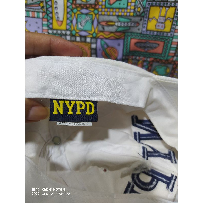 topi NYPD original second import