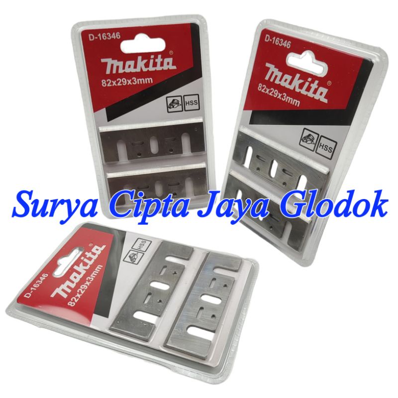 Mata pisau planer MAKITA 82 mm Hss planer blade ORIGINAL pisau serut kayu - mata pisau mesin ketam s