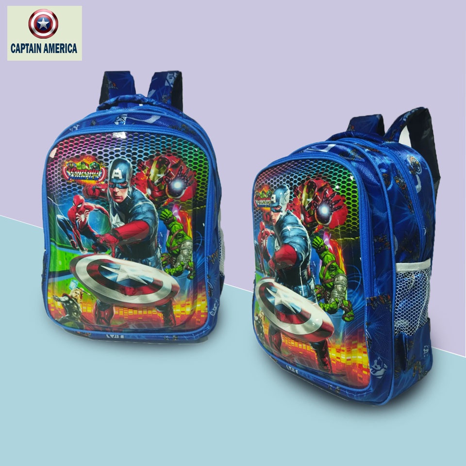 tas ransel anak karakter / tas sekolah anak SD / tas ransel LED