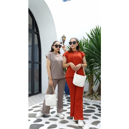 ZOLA ONE SET | ONE SET BABY TERRY KAOS PREMIUM  | ONE SET WANITA KEKINIAN