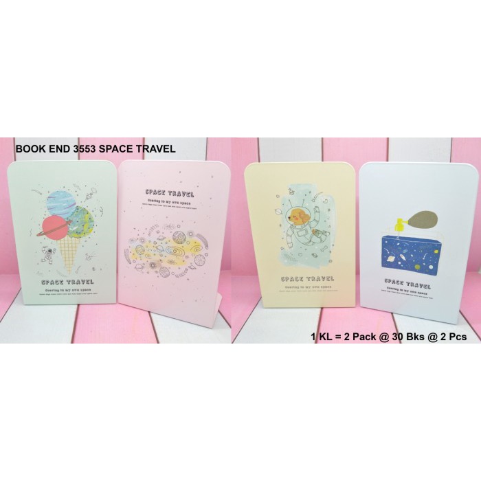 

Hadir Penahan Buku Atau Pembatas Buku Dari Besi Motif Space Travel Bagus
