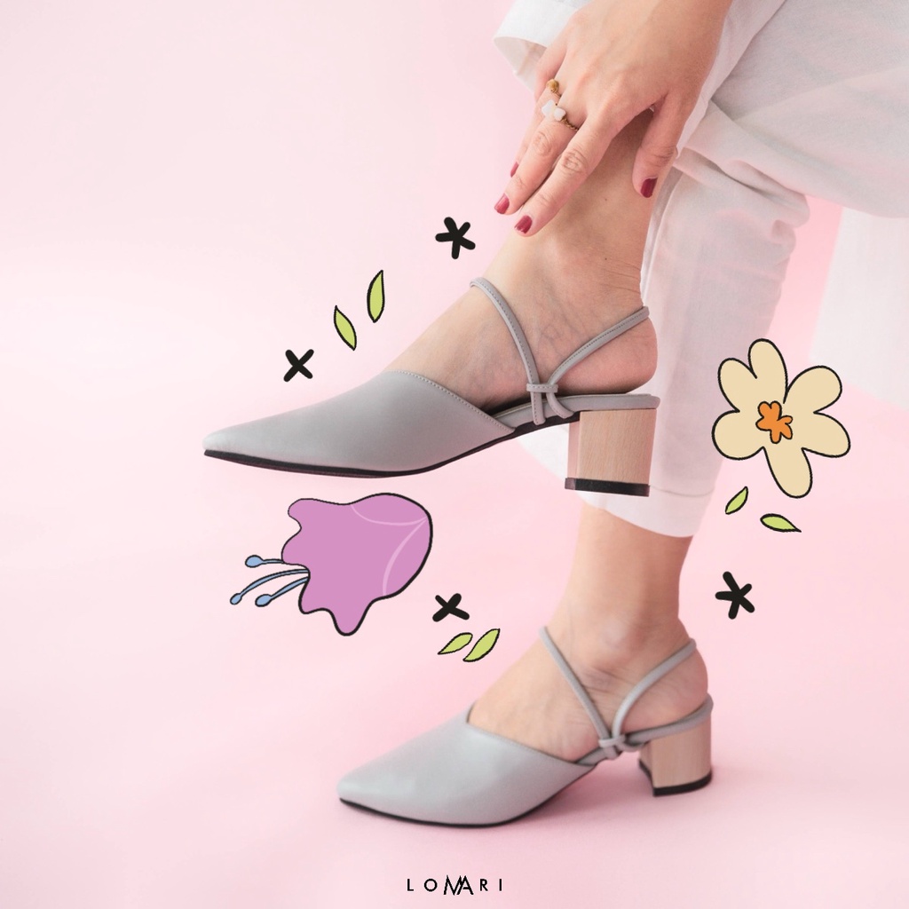 AMADINE SERIES LOMARI - Sepatu Heels Wanita