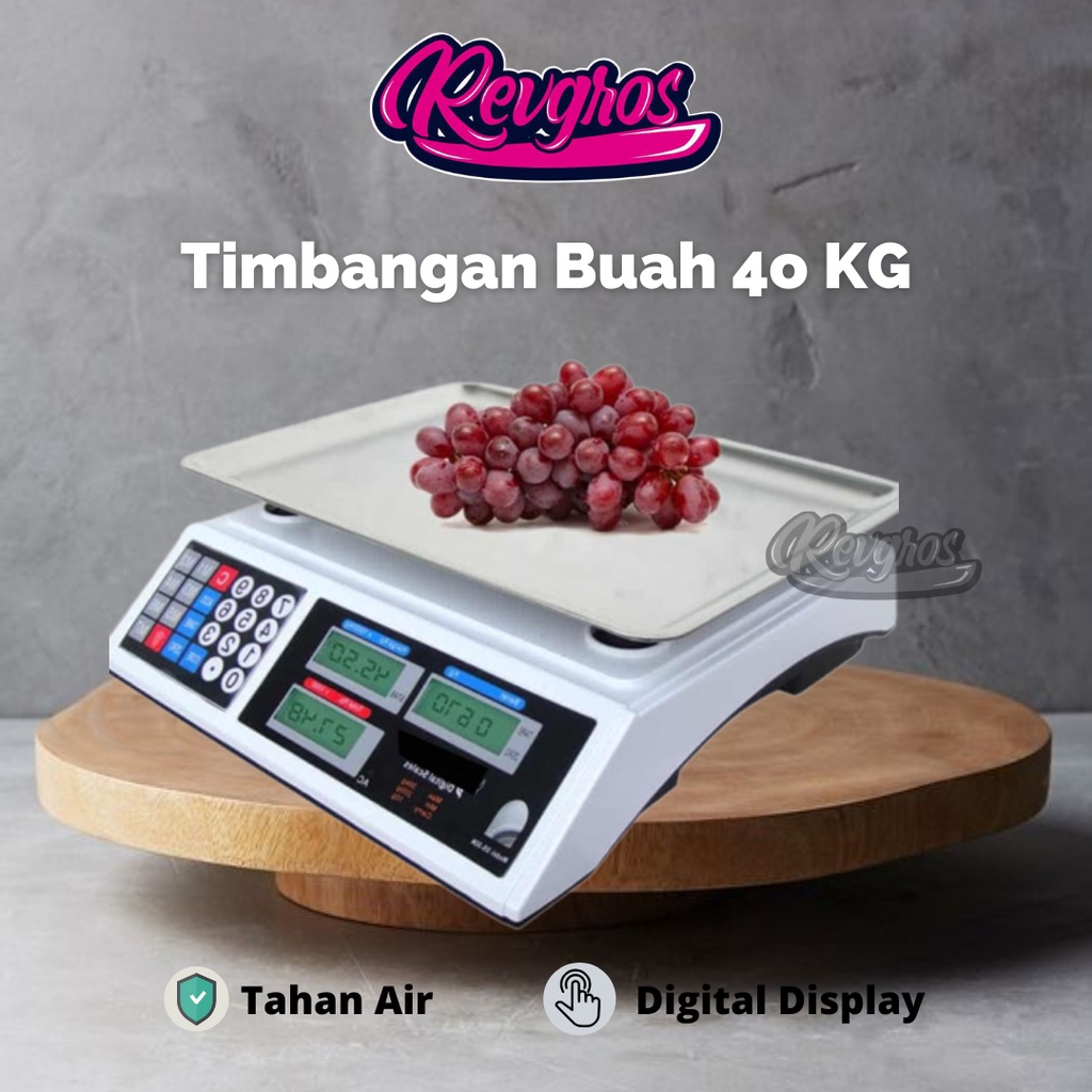 TIMBANGAN BUAH 40 KG / TIMBANGAN SEBAGUNA 40 KG / TIMBANGAN DIGITAL 40 KG / TIMBANGAN SERBAGUNA