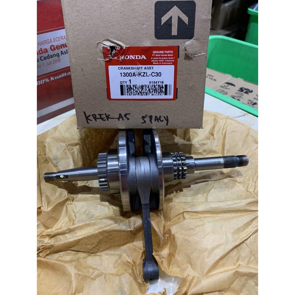 KREK AS KRUK AS BANDUL CRANKSHAFT BEAT FI INJEKSI  SPACY ASLI ORI HONDA 1300A-KZL-C30