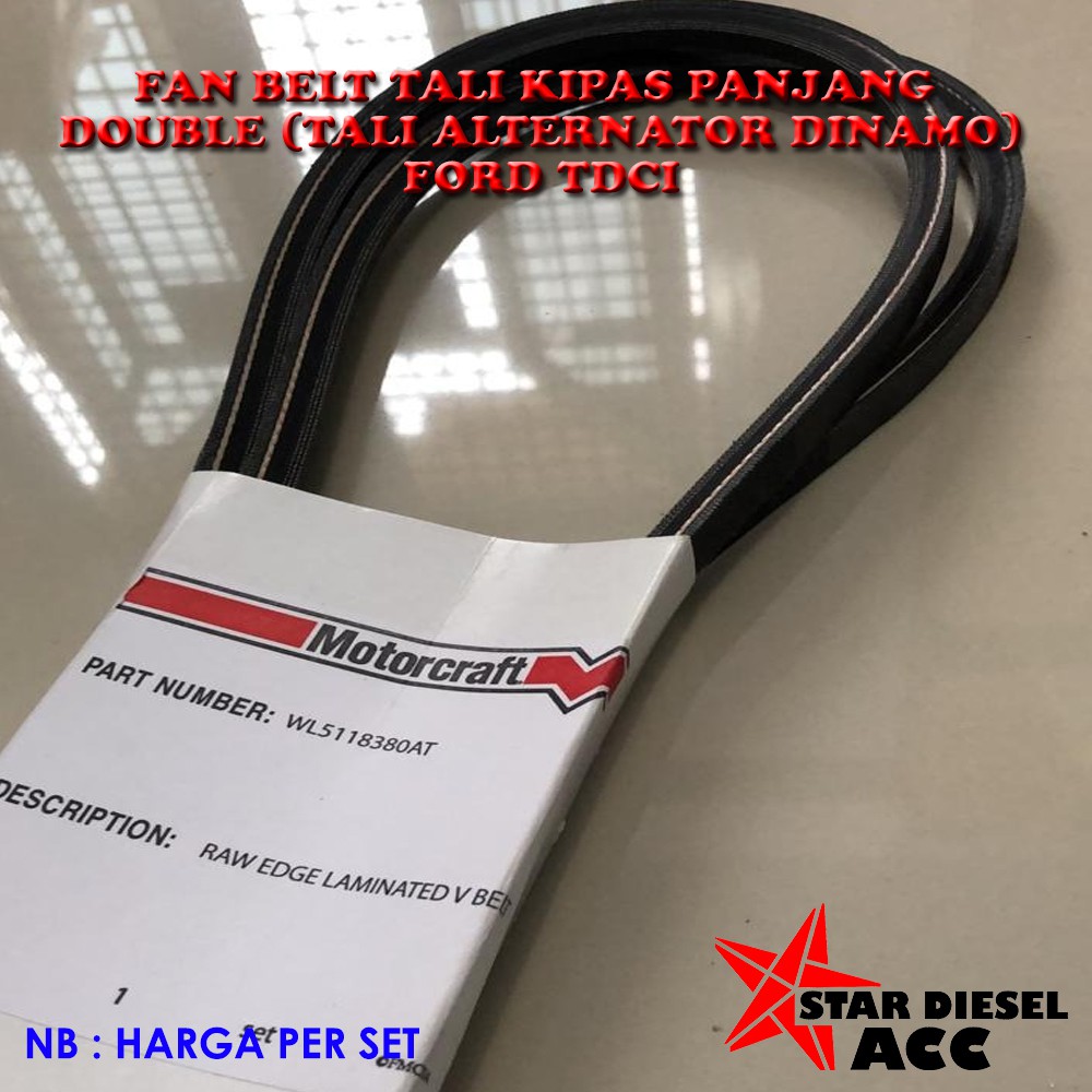 TALI KIPAS DINAMO CAS FORD EVEREST FAN BELT DINAMO CAS RANGER FORD