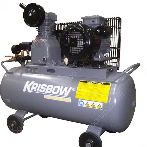 Krisbow Kompresor Angin 1hp 10 Bar 60Liter