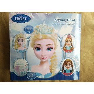  Mainan  kepala Boneka Frozen  Frost Styling Head Shopee 