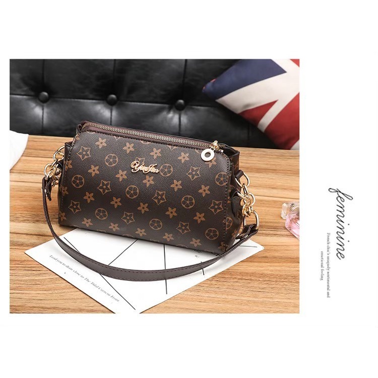 TAS SELEMPANG WANITA KULIT IMPORT MINI LAHORE TA091B5 FASHION PESTA KOREA BATAM MURAH PREMIUM ORI