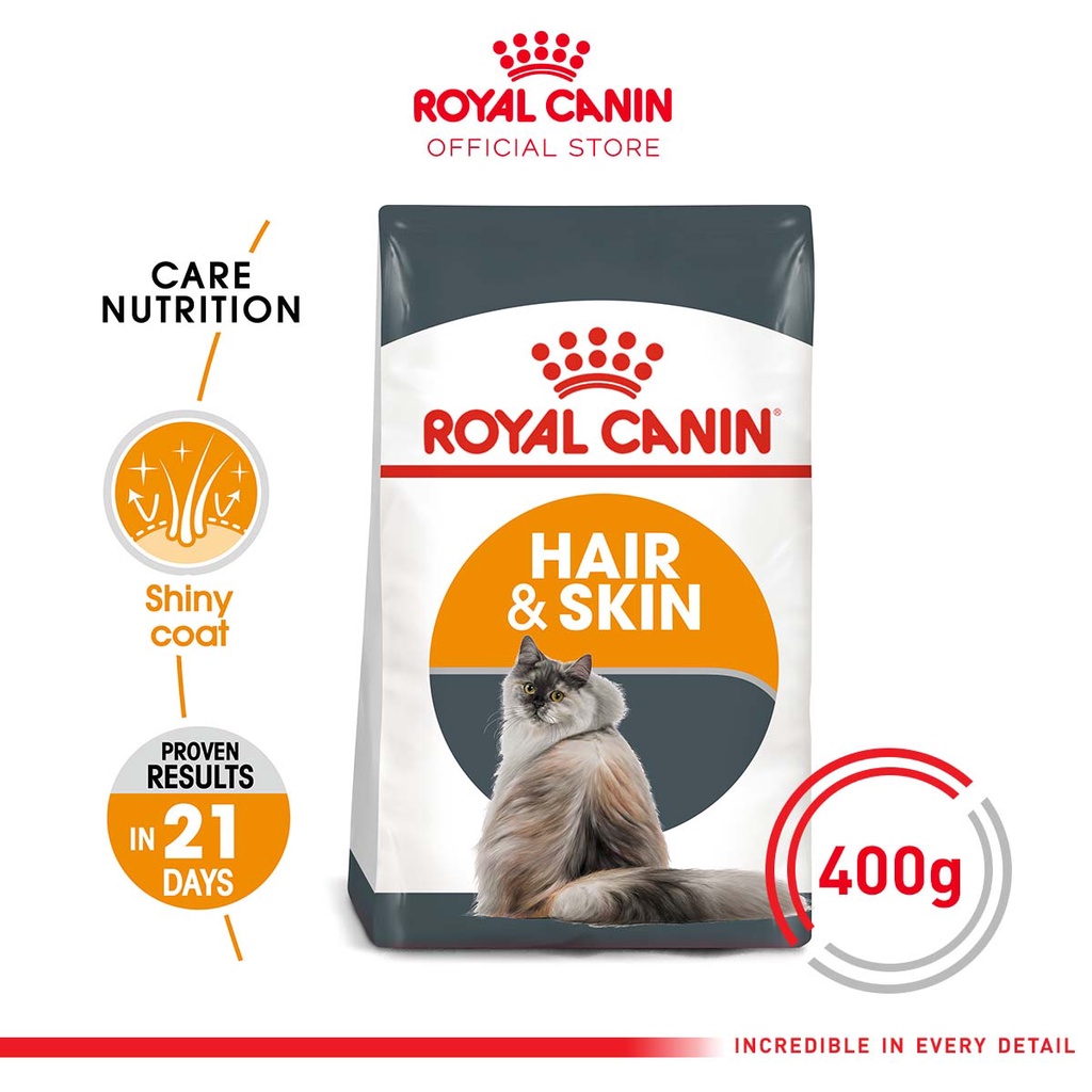 Royal Canin Hair Skin Care (0.4kg) Dry Makanan Kucing Dewasa - Feline Care Nutrition